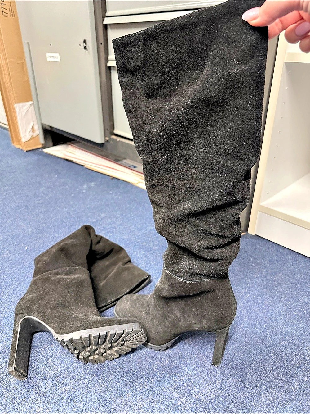 J. Raylee Over the Knee Boots Black US 6.5/M 8.5